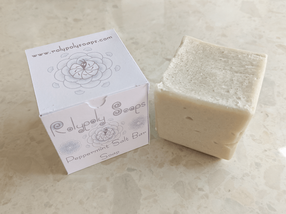 Handmade Soap - Peppermint and Sea Salt Bar